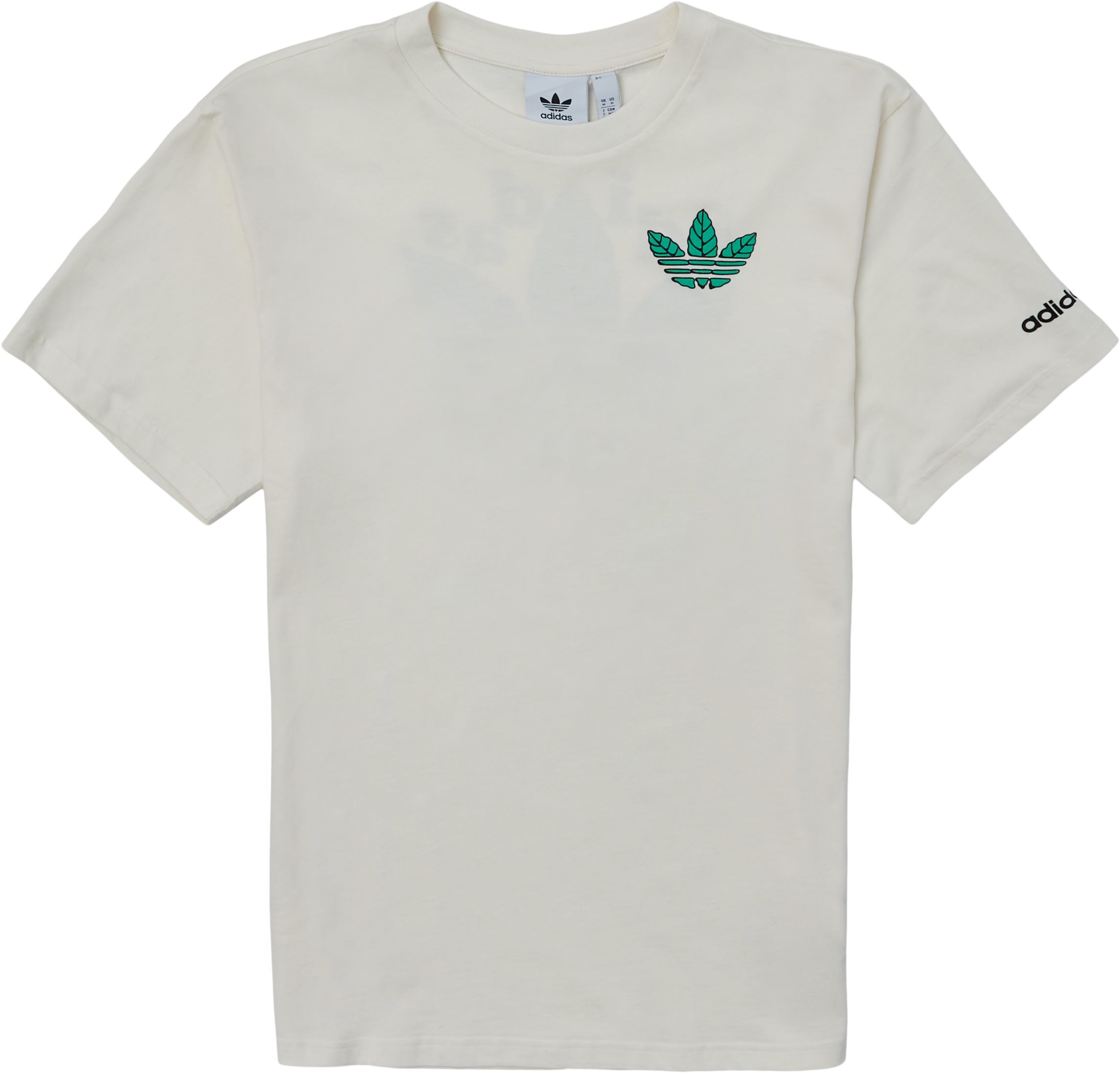 Adidas Originals T-shirts TREFOIL LEAVES HC2140 Vit